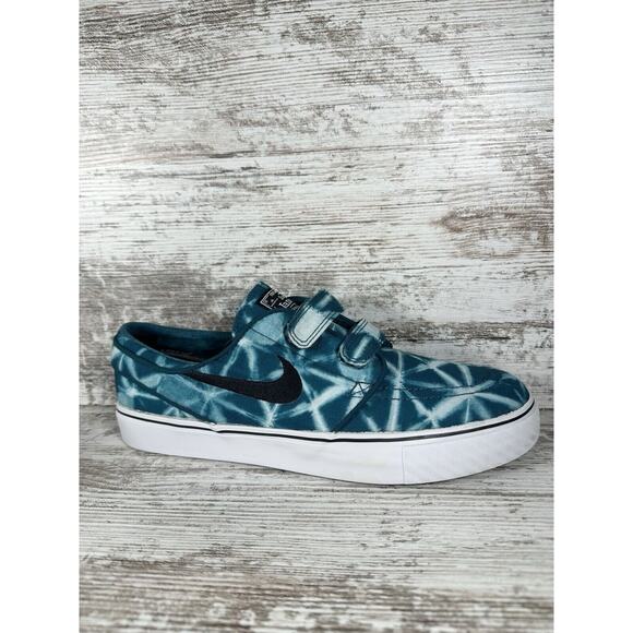 Mens Nike SB Zoom Stefan Janoski AC Tie-Dye Teal Blue Skate Shoes Sz 9 Athletic - Picture 2 of 11